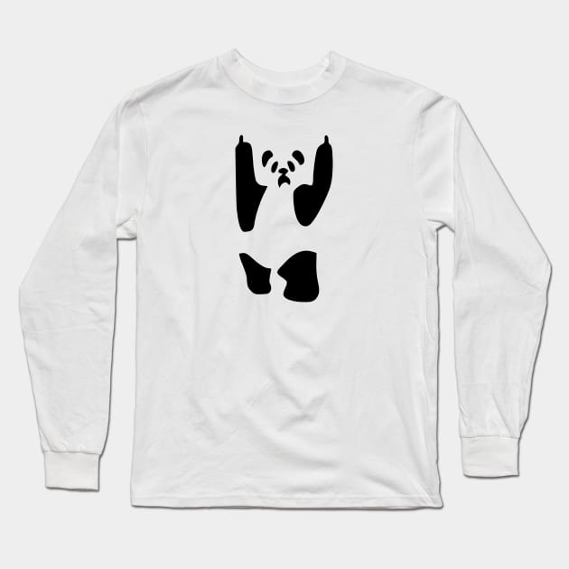 Naughty Panda Long Sleeve T-Shirt by visualangel